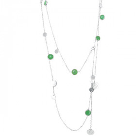 Long necklace chain and stones Marga
