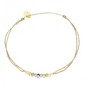 Bracelet perles de cristal