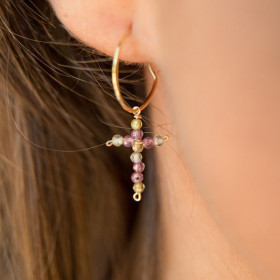 Boucle d'oreille tourmaline-Eden