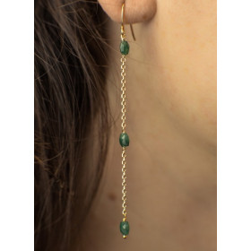 Earring Marie Lou 3 stones