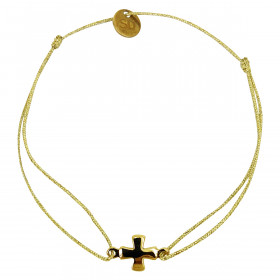 Bracelet croix carrée