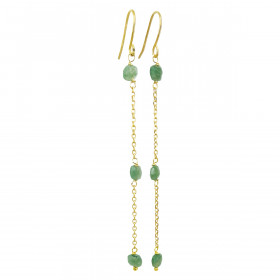 Earring Marie Lou 3 stones