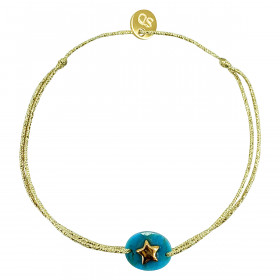 Bracelet étoile plaquée or