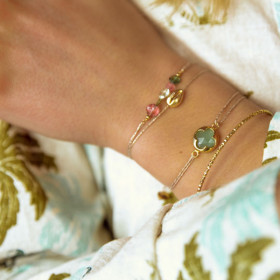 Bracelet Naomi trèfle