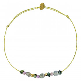 Bracelet labradorite, multi pierres