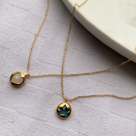 Collier chaine Maomi coeur