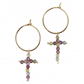 Boucle d'oreille tourmaline-Eden