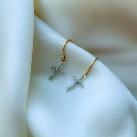 Earring moon stone-Eden