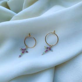 Earring  tourmaline-Eden