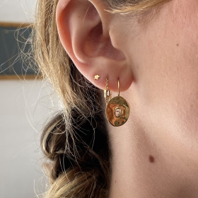 Boucle d'oreille mother of pearl- Kate