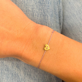 Bracelet  gold heart- Little