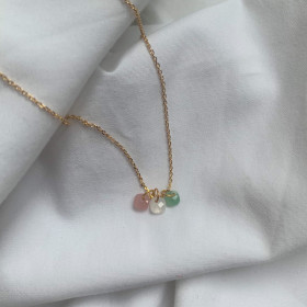 Collier pierre topaze - Little