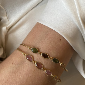 Jonc tourmalines serties...