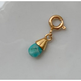 Pendentif amulette turquoise