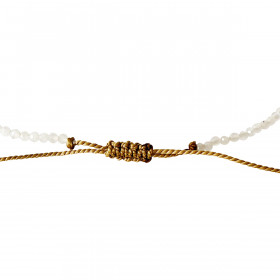 Collier labradorite blanche Keya