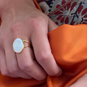 Ring Mother of pearl EUPHORIA