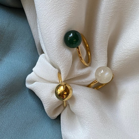 Gold plated ring La Lyonnaise
