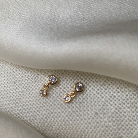 ear studs zirconium - Milos