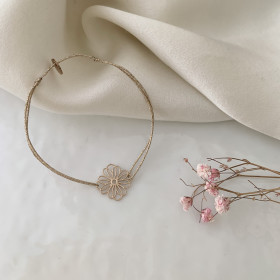 Bracelet rose gold Dahlia