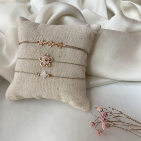 Set bracelet or rose Magnolia