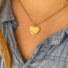 COLLIER TREFLE ou COEUR FIL