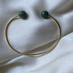 Gold plated ball bracelet - La Lyonnaise