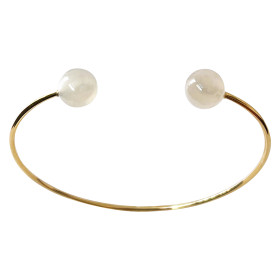 Gold plated ball bracelet - La Lyonnaise