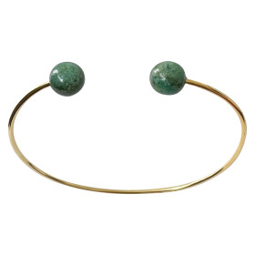 Gold plated ball bracelet - La Lyonnaise