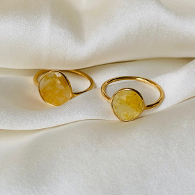 Bague plaqué or- Anahita