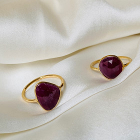 Bague plaqué or- Anahita