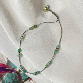 Bracelet Piana - mini pierres fines sur fil lurex