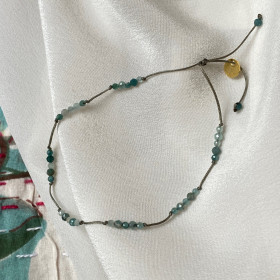 Bracelet Piana - mini pierres fines sur fil lurex