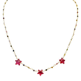 Collier chaine rosaire et étoiles Bangalore