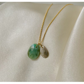 Necklace sapphire and...