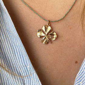 COLLIER TREFLE ou COEUR FIL
