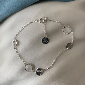 Bracelet chaine et pierres Marga