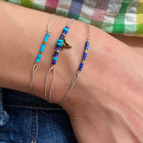 Bracelet turquoise et lapis - Aspen
