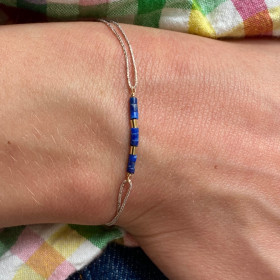 Bracelet Turquoises and lapis - Apache