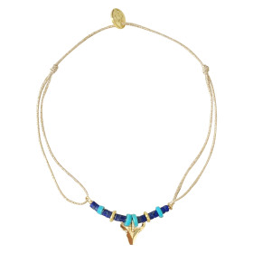 Bracelet turquoise et lapis - Aspen
