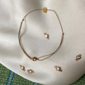 Bracelet setting zyrconium-...