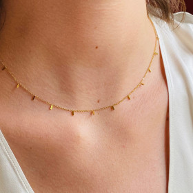 Collier chaine plaqué or Aline