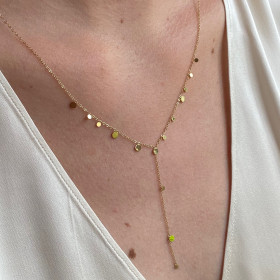 Collier chaine plaqué or -Alba