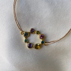 Bracelet set of tourmalines- Paladio