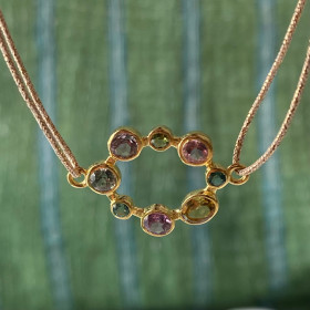 Bracelet set of tourmalines- Paladio