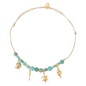Bracelet turquoise et pendentifs- Sitting Bull