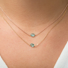 Collier chaine et apatite