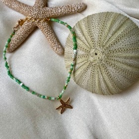Bracelet Pampelonne, rocaille et étoile de mer