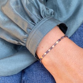 Bracelet fine stone - Jade Rose