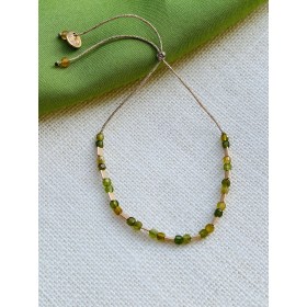 Bracelet fine stone - Jade Rose