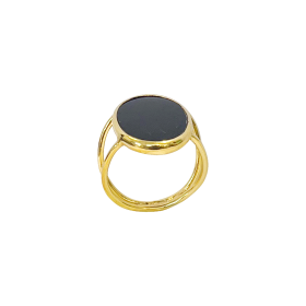 Bague nacre et onyx Euphoria